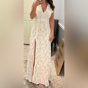 Lulu’s Lace Maxi Dress